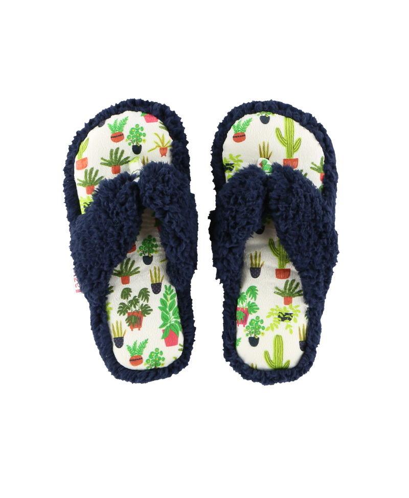 Load image into Gallery viewer, Plant Lady Spa Slippers L/XL
