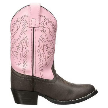 Smoky Mountain Children's Monterey Western Boots (Brown/Pink) Size Child's 2