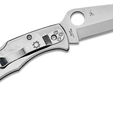 Spyderco Endura 4 Folding Knife 3.875" Satin Plain Blade