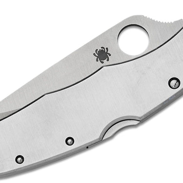 Spyderco Endura 4 Folding Knife 3.875" Satin Plain Blade