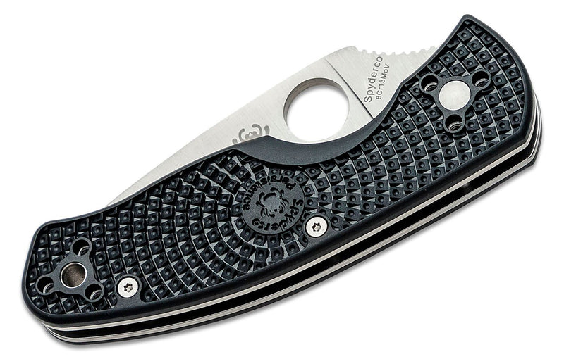 Load image into Gallery viewer, Spyderco Persistence Lightweight Folding Knife 2.77&quot; Satin Plain Blade
