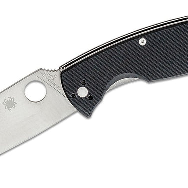 Spyderco Resilience Folding Knife 4-1/4" Satin Plain Blade