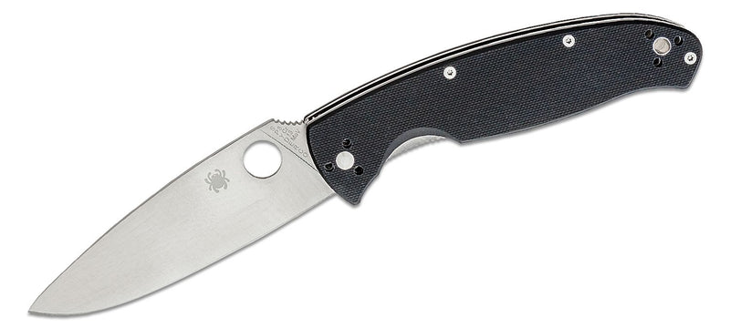 Load image into Gallery viewer, Spyderco Resilience Folding Knife 4-1/4&quot; Satin Plain Blade
