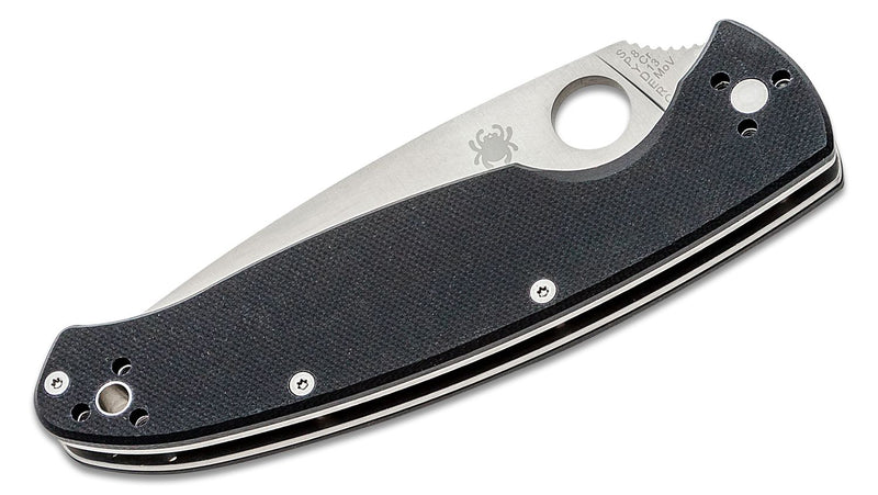 Load image into Gallery viewer, Spyderco Resilience Folding Knife 4-1/4&quot; Satin Plain Blade
