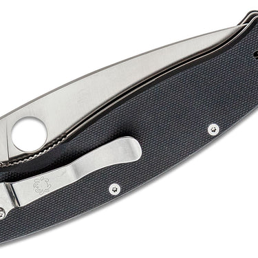Spyderco Resilience Folding Knife 4-1/4" Satin Plain Blade