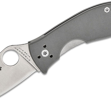 Spyderco Alcyone Folding Knife 2.91" CTS BD1 Satin Plain Blade