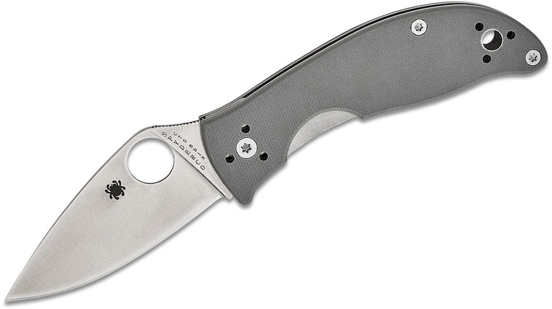 Load image into Gallery viewer, Spyderco Alcyone Folding Knife 2.91&quot; CTS BD1 Satin Plain Blade
