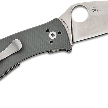 Spyderco Alcyone Folding Knife 2.91" CTS BD1 Satin Plain Blade