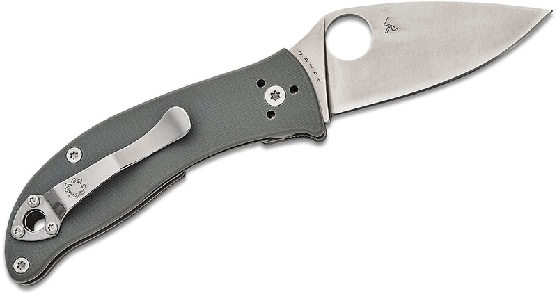 Load image into Gallery viewer, Spyderco Alcyone Folding Knife 2.91&quot; CTS BD1 Satin Plain Blade
