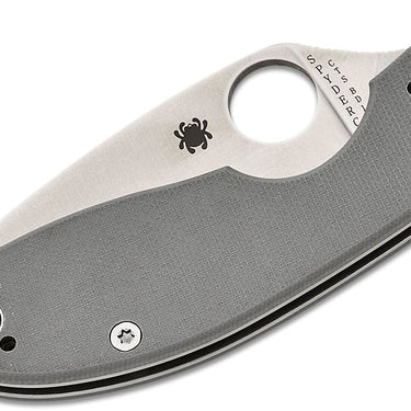 Spyderco Alcyone Folding Knife 2.91" CTS BD1 Satin Plain Blade