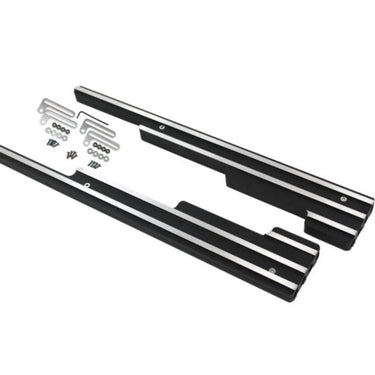 TSP 9mm Finned Aluminum Universal Wire Looms - Black