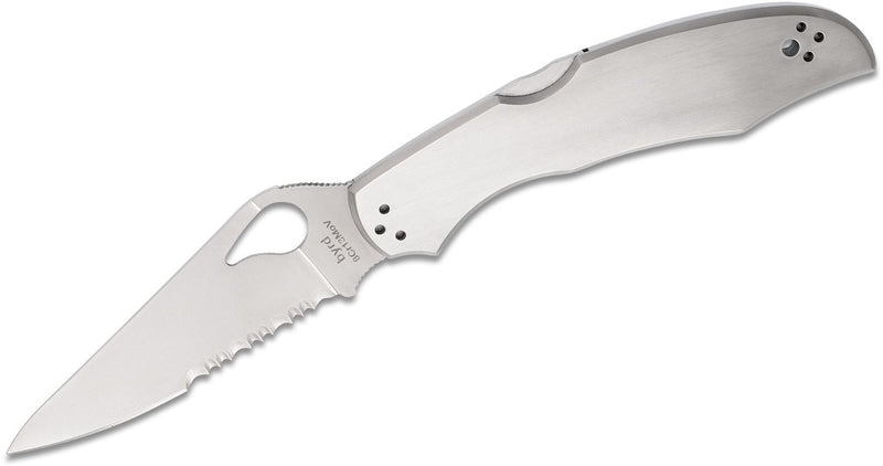 Load image into Gallery viewer, Spyderco Byrd Cara Cara 2 Folding Knife 3-3/4&quot; Combo Flat-Ground Blade
