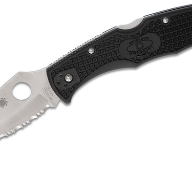 Spyderco Matriarch2 Folding Knife 3-5/8" VG10 Satin Serrated Blade
