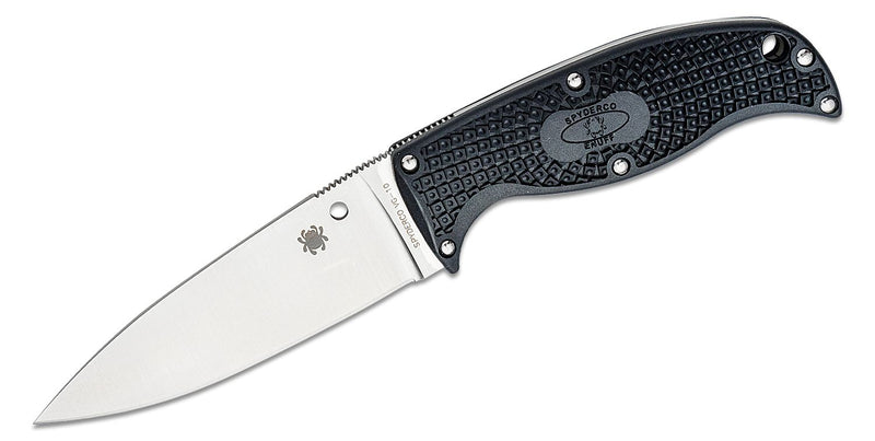 Load image into Gallery viewer, Spyderco Enuff 2 Fixed Blade Knife 3.93&quot; VG10 Leaf Shaped Plain Blade
