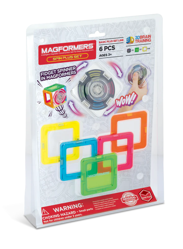 Load image into Gallery viewer, Magformers Spin Plus Set 6 pc
