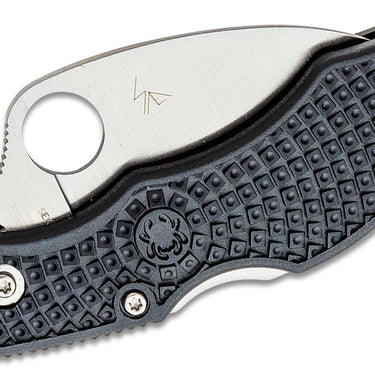 Spyderco Manbug Folding Knife 1.97" VG10 Satin Wharncliffe Serrated Blade