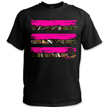 PNW Camo Safety Shirt (Pink/Camo/Black) Size 2XL