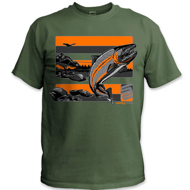 Steelhead Safety Shirt (Orange/Reflective/Green) Size 2XL
