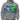 Throwback Seattle Hi-Vis Safety Stripe Hoodie (Neon Green/Bright Blue/Sport Gray) Size M