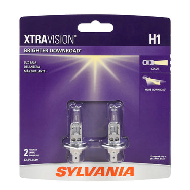 Sylvania Lighting XtraVision Halogen Light Bulbs H1 2-Pack