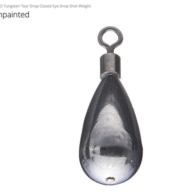 Woo! Tungsten 1/4oz Closed Eye Drop Shot Weight 3ct