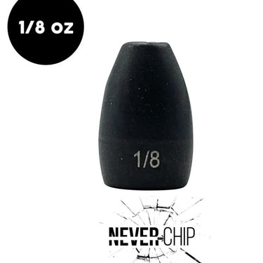 Woo! Tungsten Never Chip 1/8oz Tungsten Flipping Weight 4ct