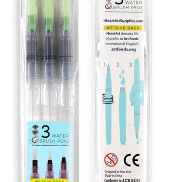 3 Water Brush Pens