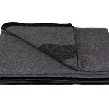 Fox Outdoor German Army Style Blanket Grey Black Stripe