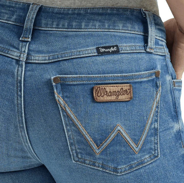 Load image into Gallery viewer, Wrangler Womens 30X32 Retro Mae Eva Mid Rise Wide Leg Jeans
