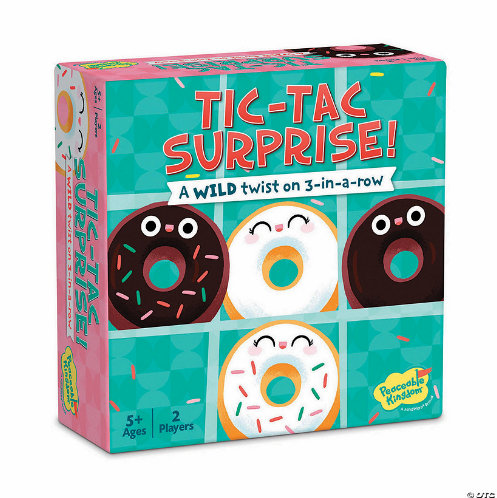 Tic Tac Surprise: Vanilla vs. Chocolate Doughnuts