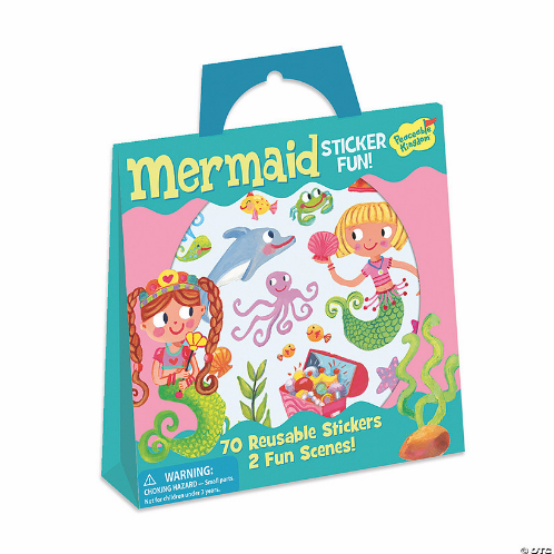 Mermaid Reusable Sticker Tote