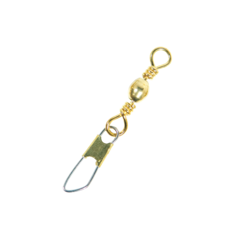 Eagle Claw Barrel Swivel with Safety Snap Size 1/0