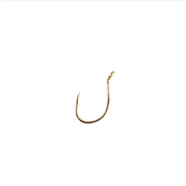 Eagle Claw Gold Salmon Egg Baitholder Offset Hook Size 4