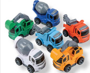 4" Friction Die-Cast Construction Vehicle (Sold Separately)