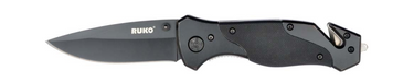 Ruko G10 Folding Tactical Knife 3-3/8" Blade