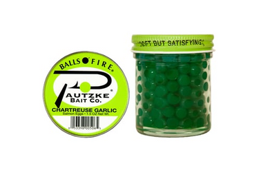 Pautzke PCHARGAR Balls o' Fire Salmon Eggs Chartreuse Garlic 1oz