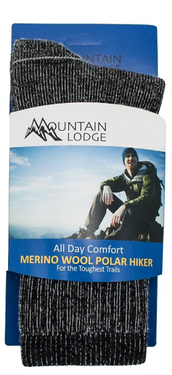 Mountain Lodge Merino Wool Work Sock (Grey)