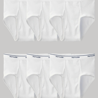 Fruit of the Loom Men's Classic Brief 9-Pack (White) Size L