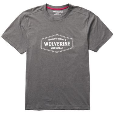 Wolverine Men's Classic Short Sleeve Endure Graphic Tee (Red Clay) Size XL