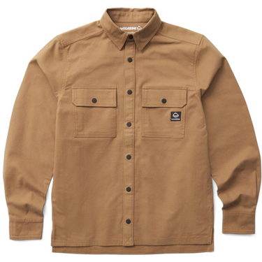 Men's Steelhead Stretch Canvas Overshirt (Hickory) Size XL