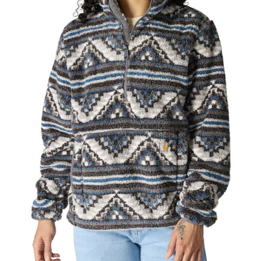 Carhartt Women's Loose Fit Fleece Pullover - 3 Warmest Rating (Yellow Mountain Print Shadow) Size XXL