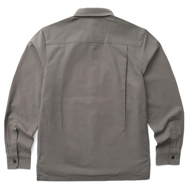 Men's Steelhead Stretch Canvas Overshirt (Greystone) Size XL