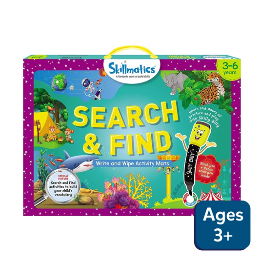 Search and Find – Write and Wipe Activity Mats