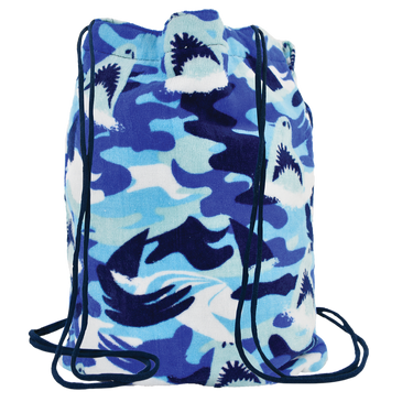 Shark Backpack Towel