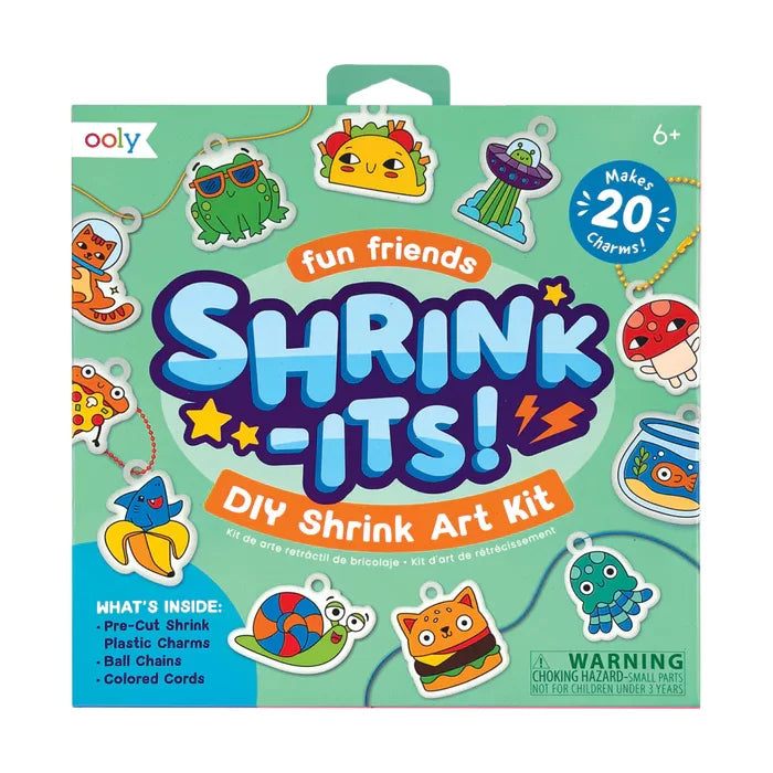 Load image into Gallery viewer, Ooly Fun Friends Shrink-Its! DIY Shrink Art Kit
