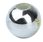 Fish Eye Tackle 5mm Plastic Beads 15ct (Silver)