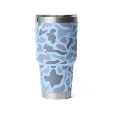 Yeti Rambler 30oz Tumbler w/ MagSlider Lid (Blue Camo)