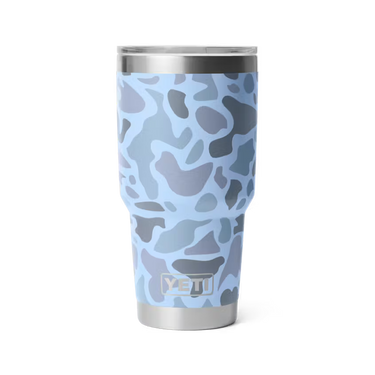 Yeti Rambler 30oz Tumbler w/ MagSlider Lid (Blue Camo)