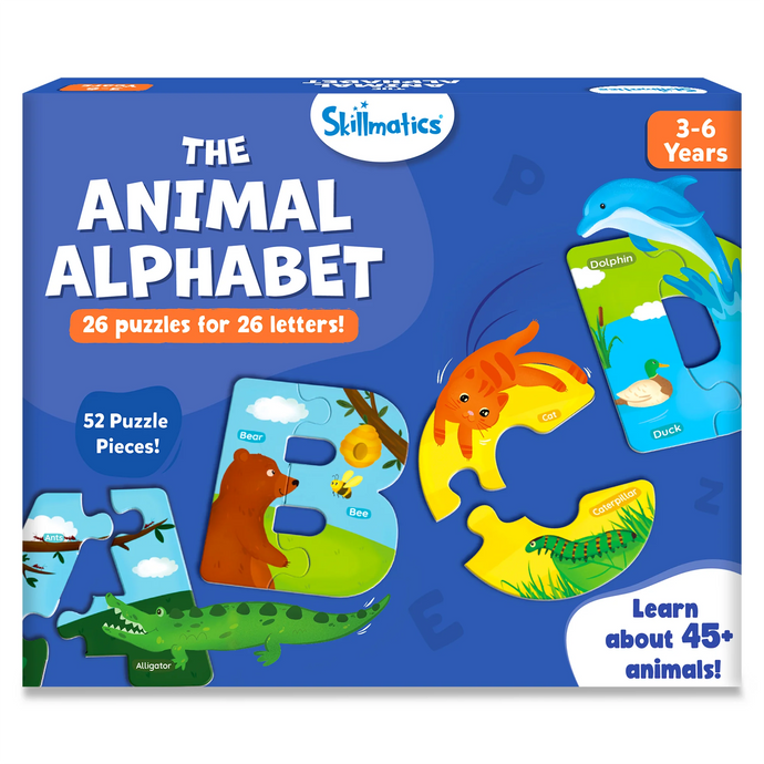 Skillmatics Animal Alphabet Puzzle