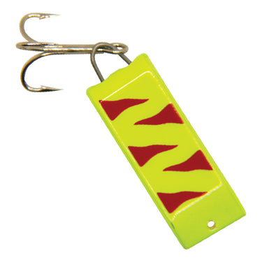 Jake's Lures 1/4oz Spin-A-Lure (Neon Yellow/Red Flame)